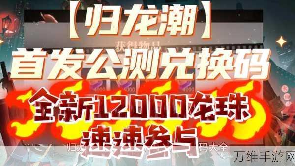 归龙潮2024年度兑换码盛宴，独家大全及获取攻略