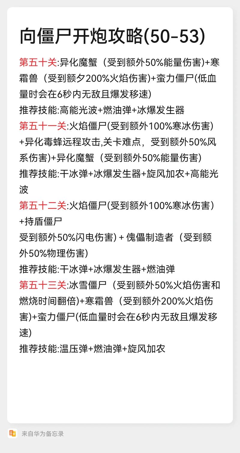 华为版<向僵尸开炮>，超级精良的休闲射击手游秘籍