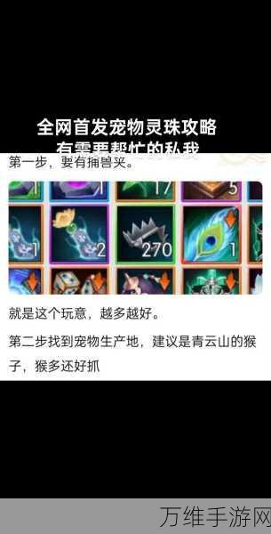 诛仙手游元魂珠全攻略，高效获取途径与实用解析