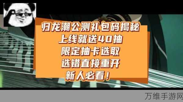 归龙潮公测，独家揭秘最新兑换码与公测福利大放送