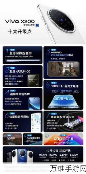 vivo X200震撼发布，4299元起，性能、影像、续航全面升级，重塑旗舰新标杆