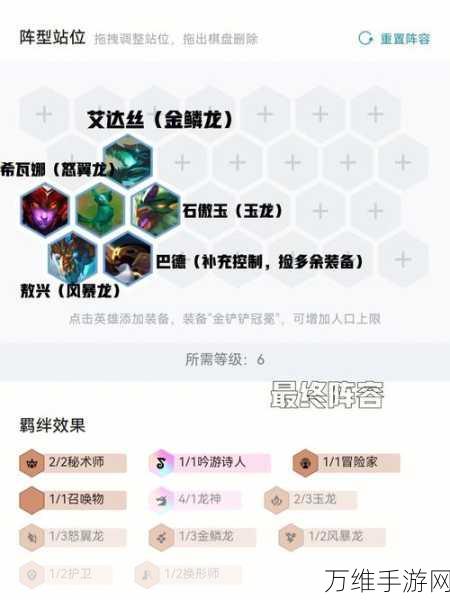 云顶之弈顶尖策略,揭秘四龙神阵容制胜之道