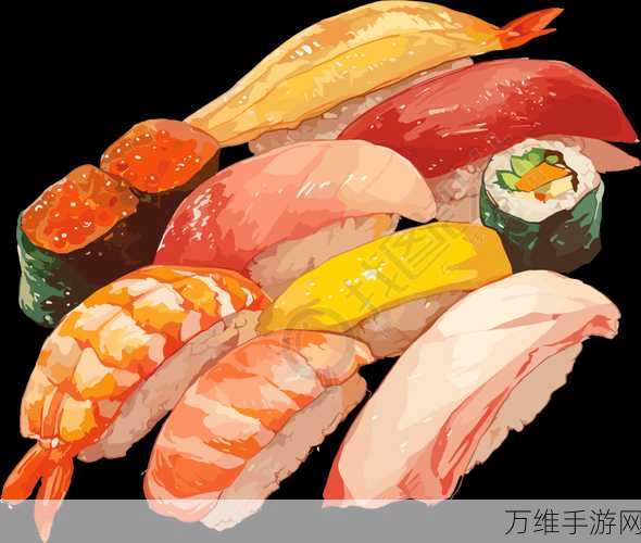 瞌睡寿司,日产手绘漫画风的治愈休闲放置之旅