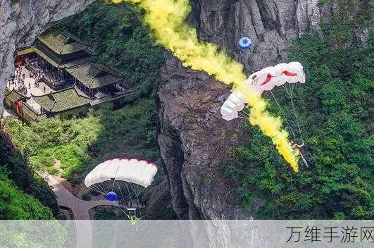 小熊跳伞,萌趣来袭,休闲创意跳伞大赛等你挑战!