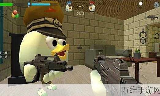 小鸡大乱斗警笛头破解版,超刺激动作枪战盛宴