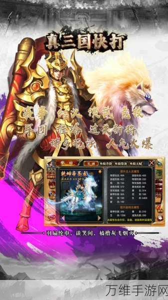 真三国快打安卓版,热血横版街机三国激战之旅