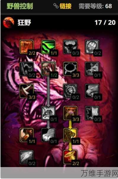 魔兽世界WLK猎人升级天赋全攻略,精准选择助你飞速成长