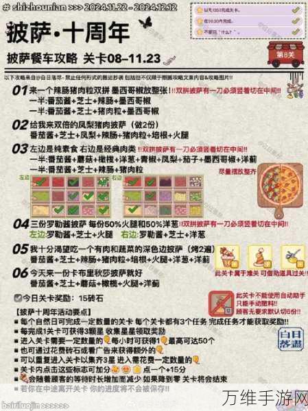 可口的比萨十周年庆典,餐车挑战第14关攻略大揭秘
