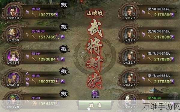 手游攻略,揭秘攻城掠地207副本通关秘籍
