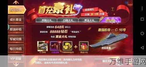 战舰帝国VIP价格表2025年1月最新详解,尊享特权全揭秘