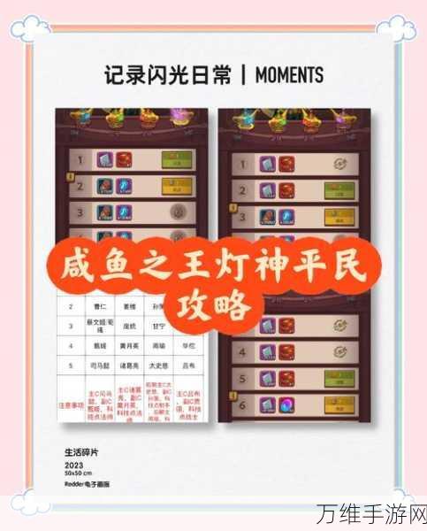 咸鱼之王2024灯神挑战终极攻略,图解最新策略与技巧
