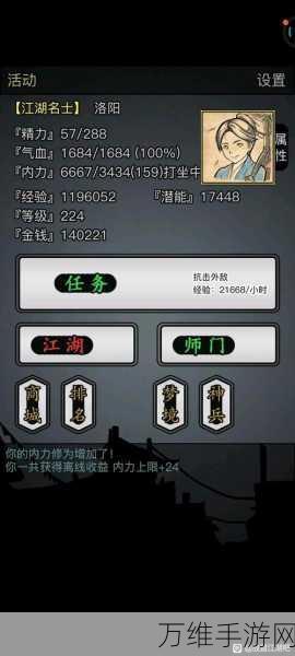 放置江湖秘籍,解锁免费元宝的绝妙攻略