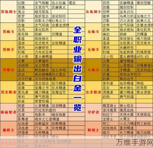 DNF全职业角色攻略,揭秘白金徽章最优选,打造极致战斗体验