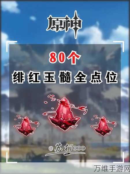 原神探索揭秘,绯红玉髓全集结,数量详尽解析