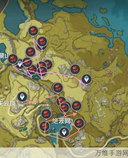 绝云椒椒采集攻略,原神玩家必备的高效采集路线与分布图