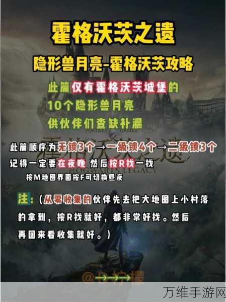 霍格沃茨之遗,揭秘隐形兽月亮全收集攻略,解锁魔法世界的隐藏秘密