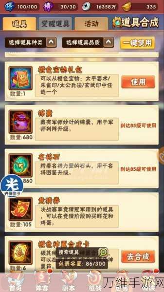 手游攻略,揭秘少年三国志暗金宠高效升级秘籍