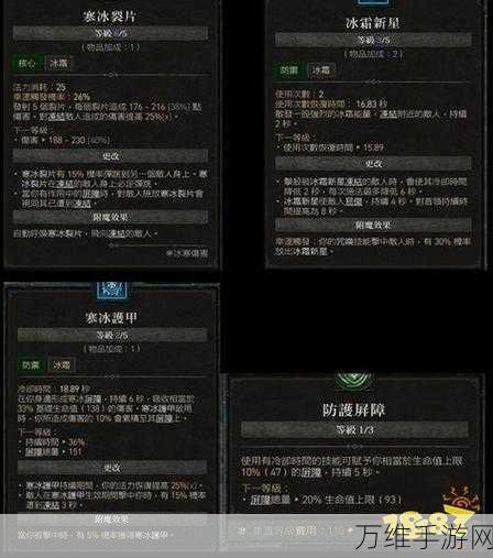 暗黑破坏神4冰法加点怎么加