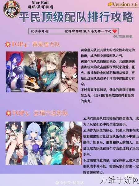 崩坏星穹铁道,克拉拉最强配队攻略,解锁战斗新境界!