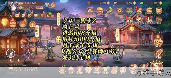 手游攻略,深度解析少年三国志暗金将养成秘籍