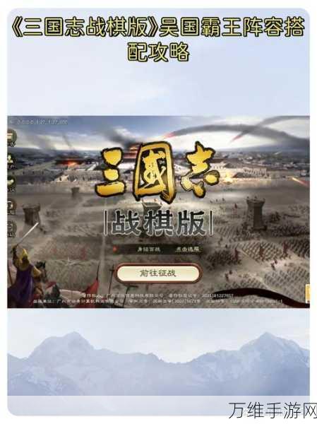 三国志战棋版吴国霸王阵容该怎么玩?