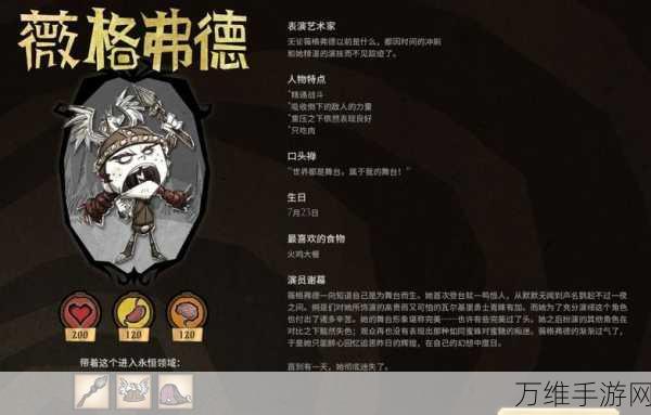 饥荒薇格弗德角色深度攻略,征服荒野的生存之道