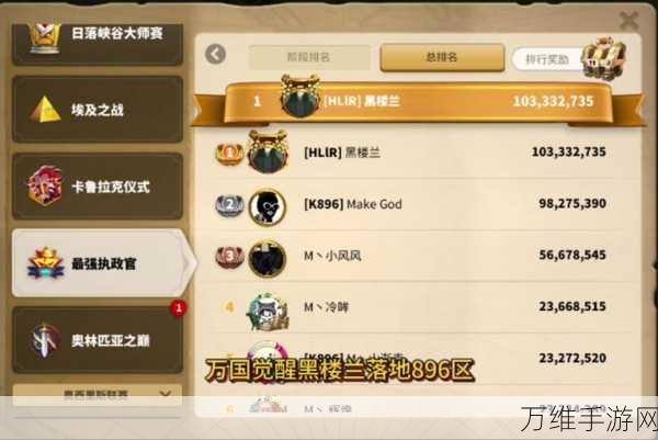 万国觉醒策略揭秘,骑兵天赋加点全攻略,助你战场称雄!