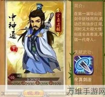 手游攻略,揭秘大掌门王重阳最强阵容搭配秘籍
