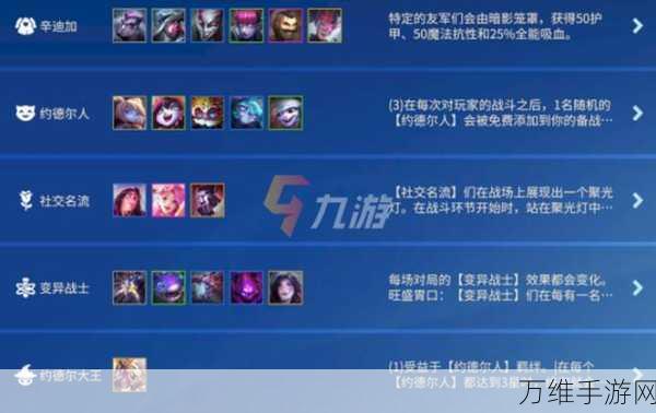 金铲铲之战s6丽桑卓专属强化怎么玩