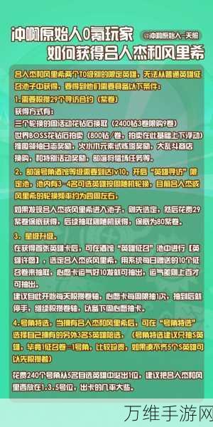 独家揭秘!冲啊原始人礼包激活码大全及限时活动详解