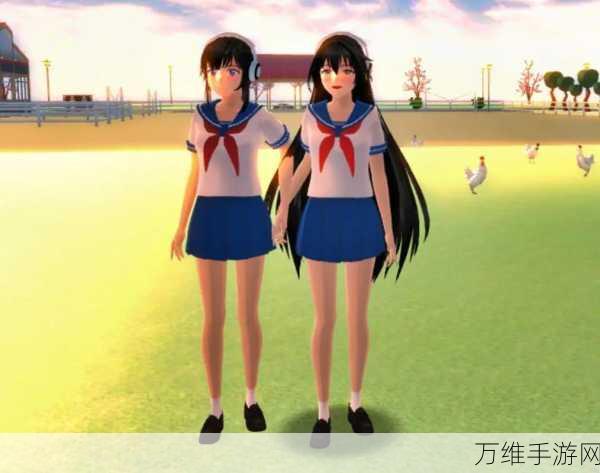樱花校园模拟器 2024 新版升级版,畅享日系校园休闲时光
