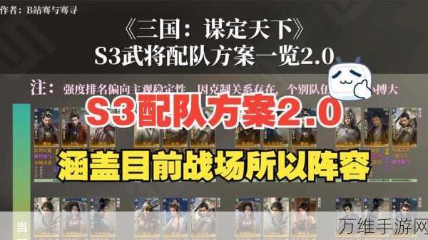 手游攻略,揭秘三国谋定天下最强阵容搭配策略,称霸竞技场!