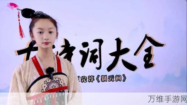 夏完淳词选手游,挑战古诗词的精彩之旅