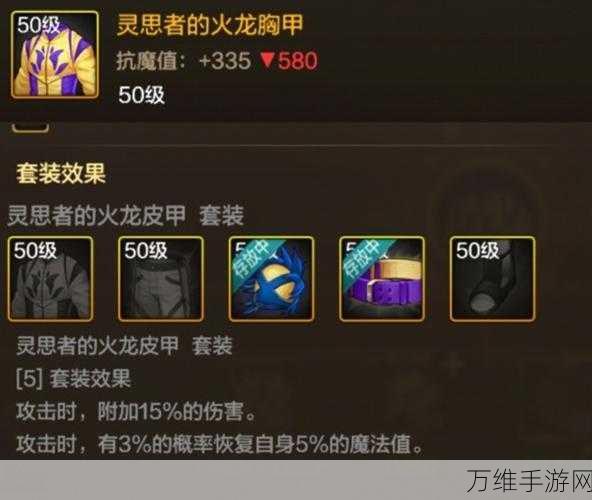 手游资讯,DNF起源灵思者必备!揭秘火龙护腿图鉴与战斗策略
