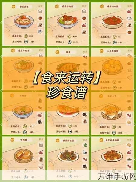 手游华夏人生叠食食谱大揭秘,解锁舌尖上的古风世界!