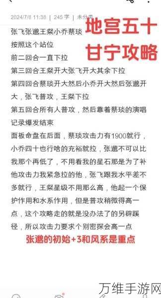 甘宁武将搭配攻略,攻城掠地无敌战术揭秘