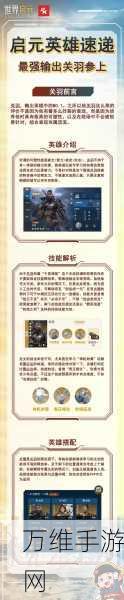 手游攻略,解锁攻城掠地关羽卡技能全攻略