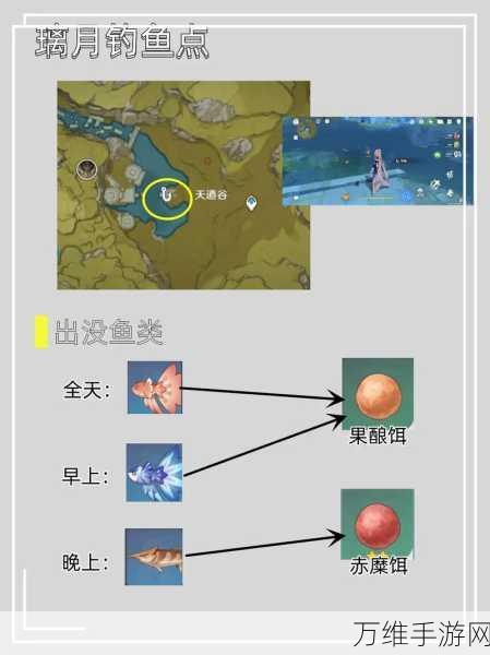 原神假龙鱼钓点全揭秘,精准位置与高效垂钓技巧