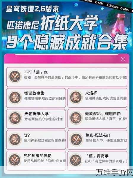 崩坏:星穹铁道深度攻略，轻松解锁与我同行隐藏成就