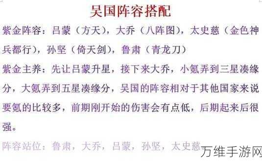 少年三国志2搭配群国阵容攻略