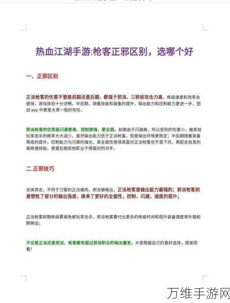 枪剑士传奇之旅,热血刺激的 RPG 动作手游养成攻略