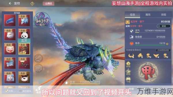 妄想山海深度攻略,揭秘鲲吞粽子进化成鹏的奇幻之旅