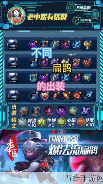 王者荣耀中单扁鹊,解锁强力输出装,主宰战场新攻略