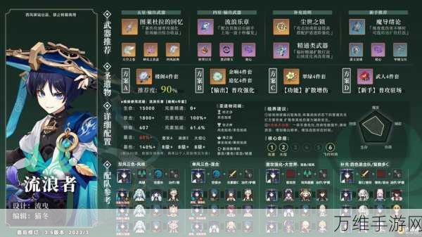 原神新角色揭秘,散兵流浪者技能全解析及实战应用