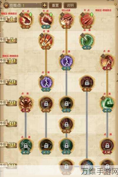 航海王燃烧意志，80级技能全解析，战力飙升新境界！