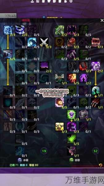 魔兽世界手游化前瞻,邪DK输出手法深度剖析与实战策略