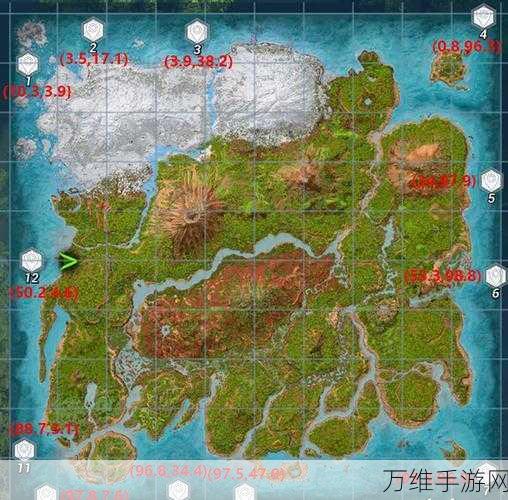 方舟孤岛探险指南,揭秘10大矿洞精确位置与探险攻略