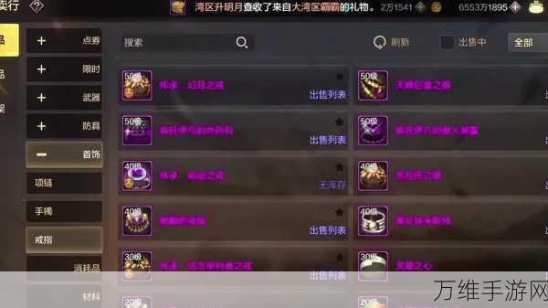 DNF手游结婚戒指全属性揭秘,打造浪漫与战力并存的完美婚戒