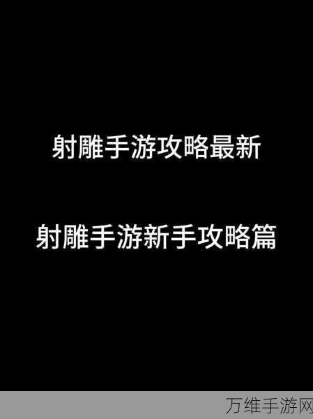 射雕手游攻略,开局天赋选错?教你轻松重置天赋,重塑江湖之路!