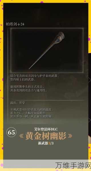 艾尔登法环DLC新揭秘,火焰骑士短剑高效获取攻略